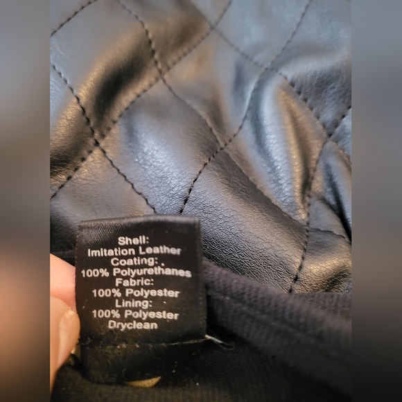 Ann Taylor Quilted Faux Leather Pencil Skirt Size 6 Black - Picture 10 of 10